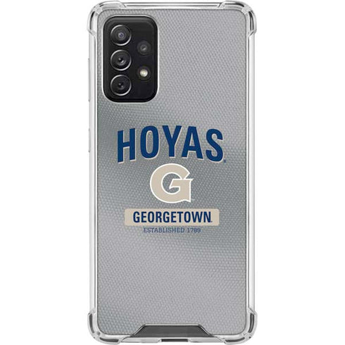 Georgetown University Established 1789 Galaxy A72 5G Clear Case
